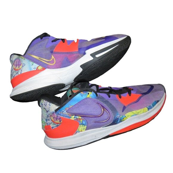 Nike Kyrie Low 5 Jewell Loyd Mural Purple Red Basketball Low Court High Tops 13 - Picture 6 of 11